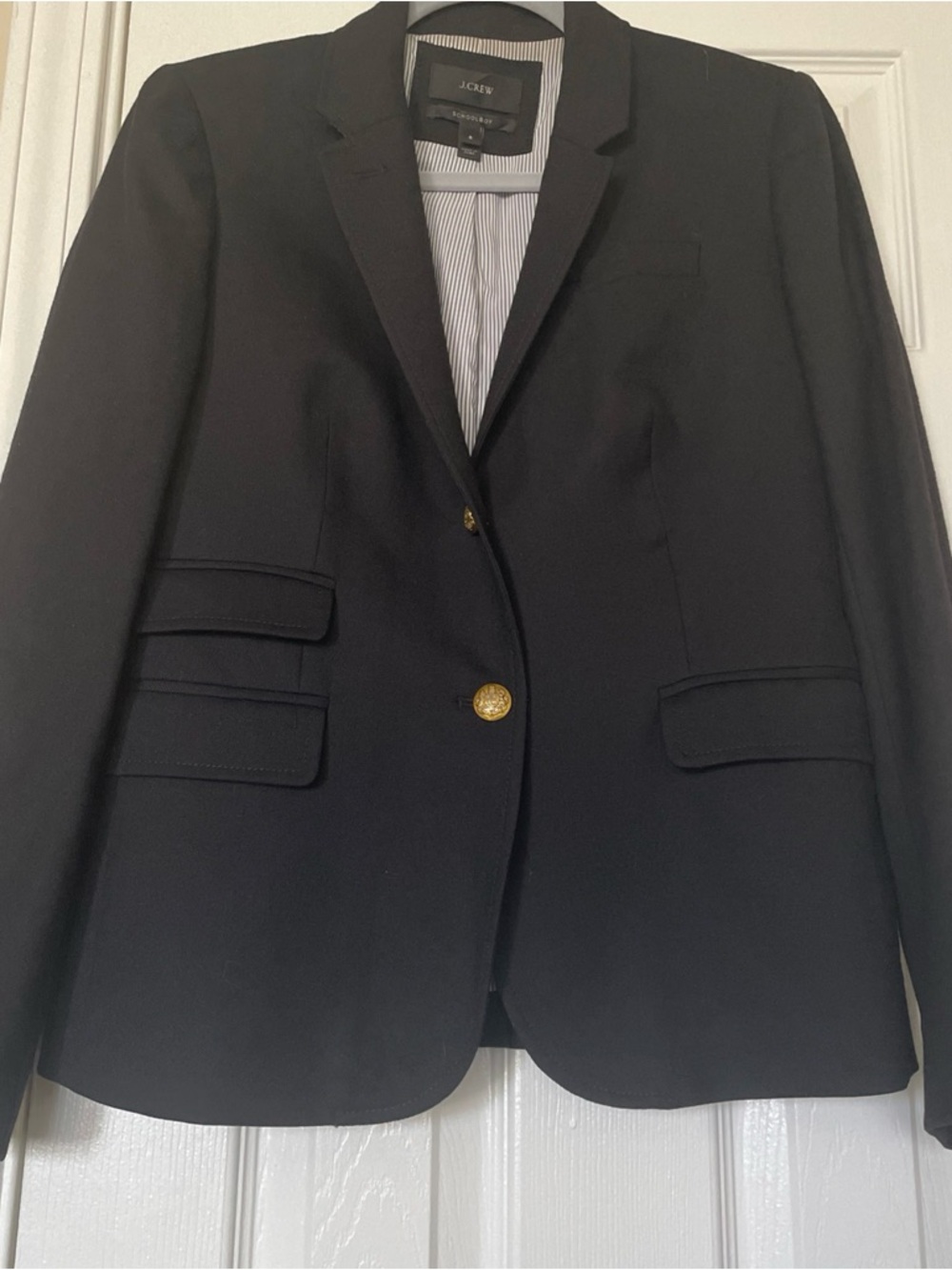 J. Crew School Boy black Blazer with Gold Buttons - Picture 2 of 10